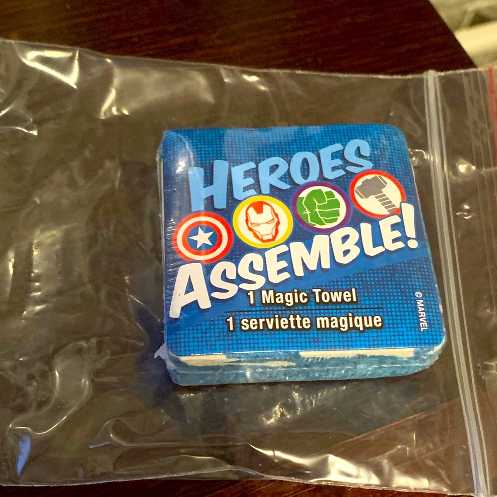 NWT marvel comics magic towel - limited edition no longer available